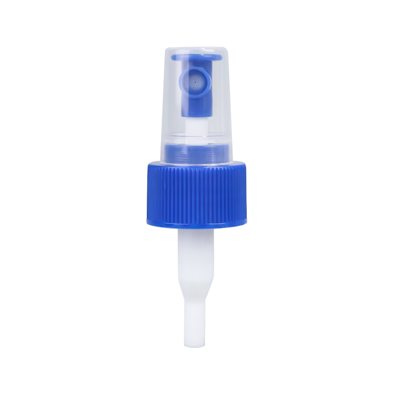 Blaues Sprühgerät für kleine Fingerpumpe